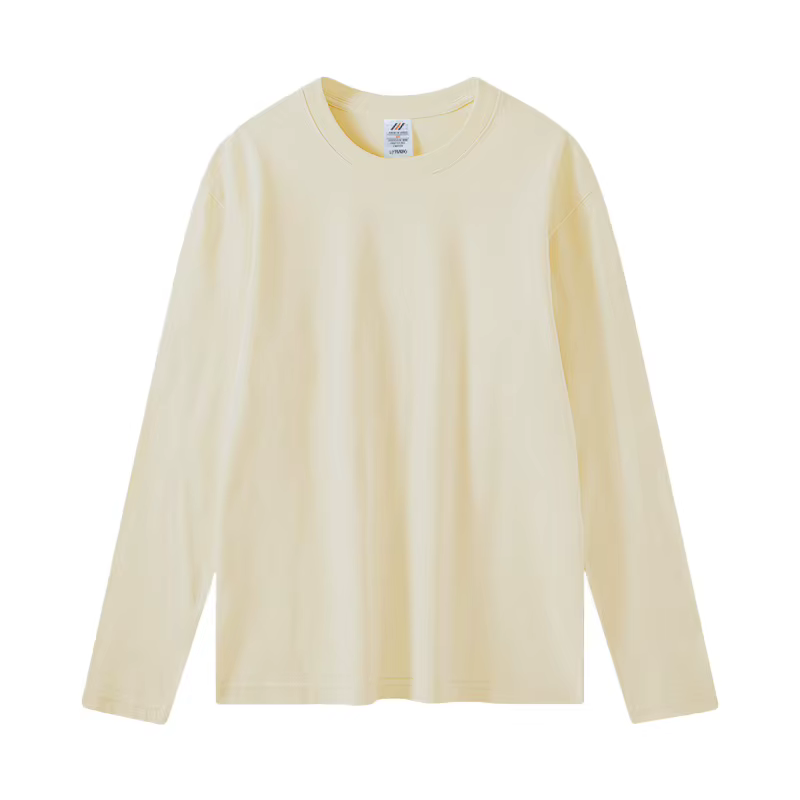 T-shirt femme manches longues col rond coton doux