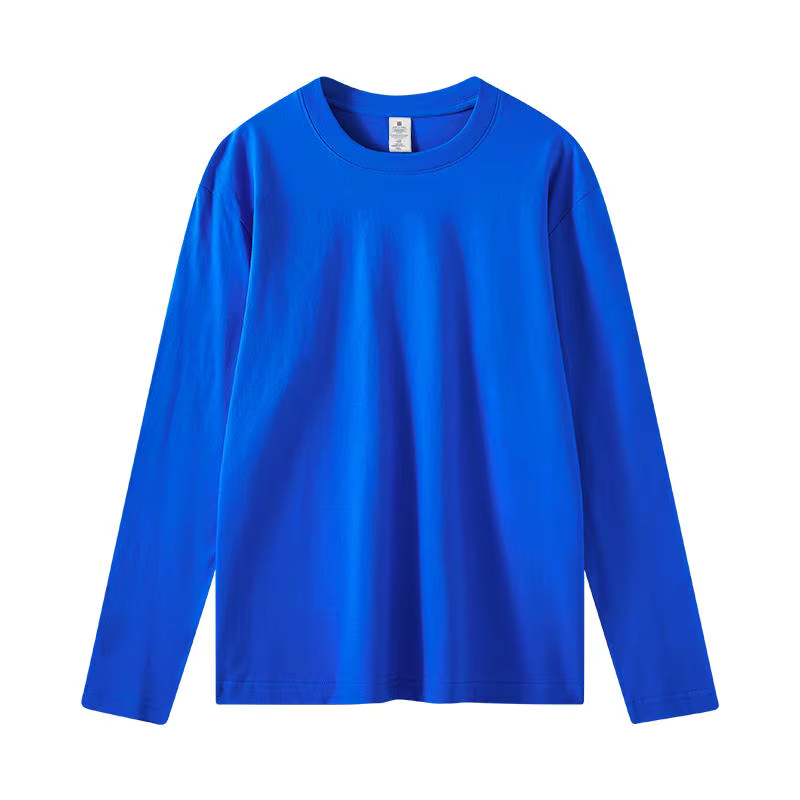 T-shirt manches longues en coton pour hommes et femmes