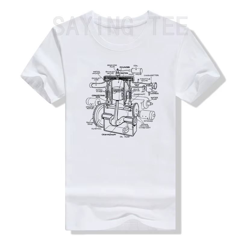T-shirt graphique Carguy pour hommes