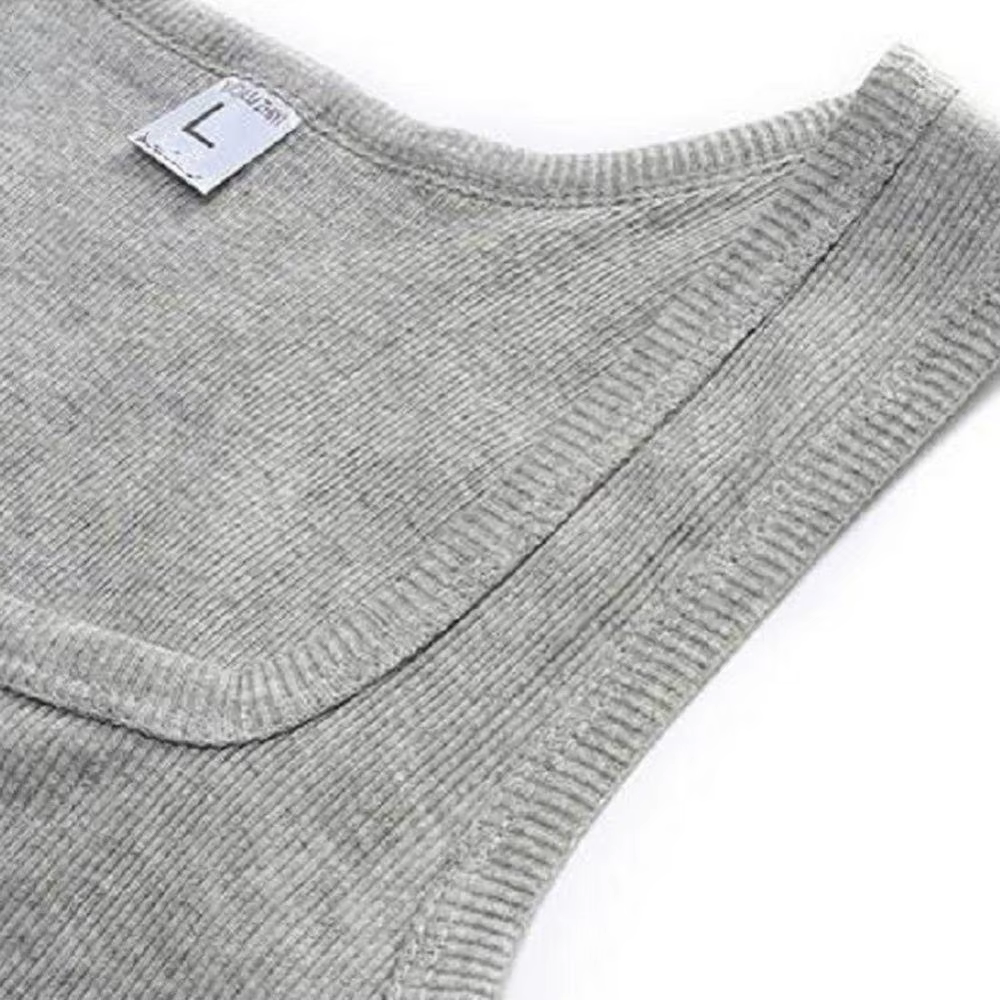 Débardeurs pour hommes chauds gilet de Fitness basique élastique sans manches T-shirt coton musculation homme vêtements