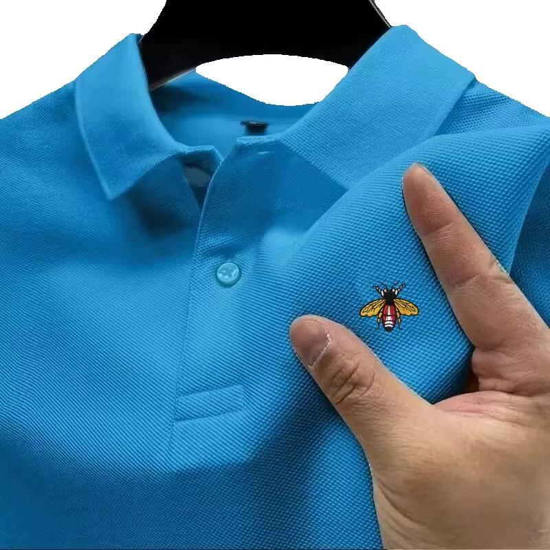 Chemises polo à manches courtes pour hommes
