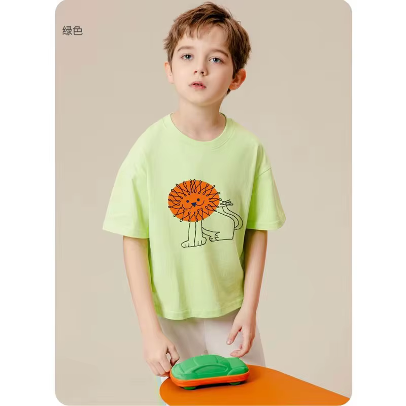 T-shirt d'été à manches courtes pour garçon et adolescente