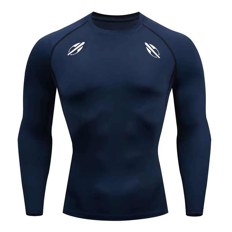 Chemises de compression solides pour hommes