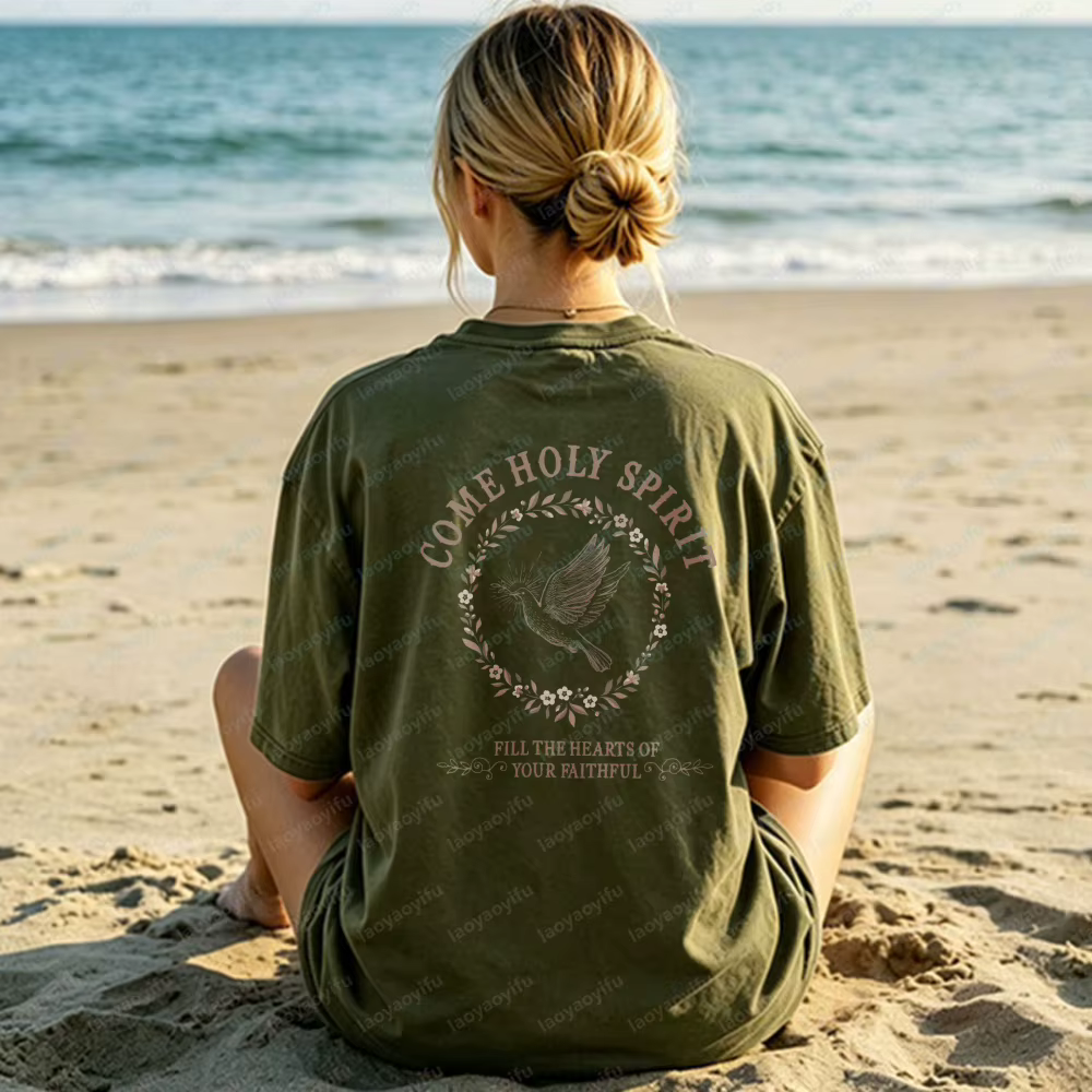 T-shirts « Venez Esprit Saint » pour femmes