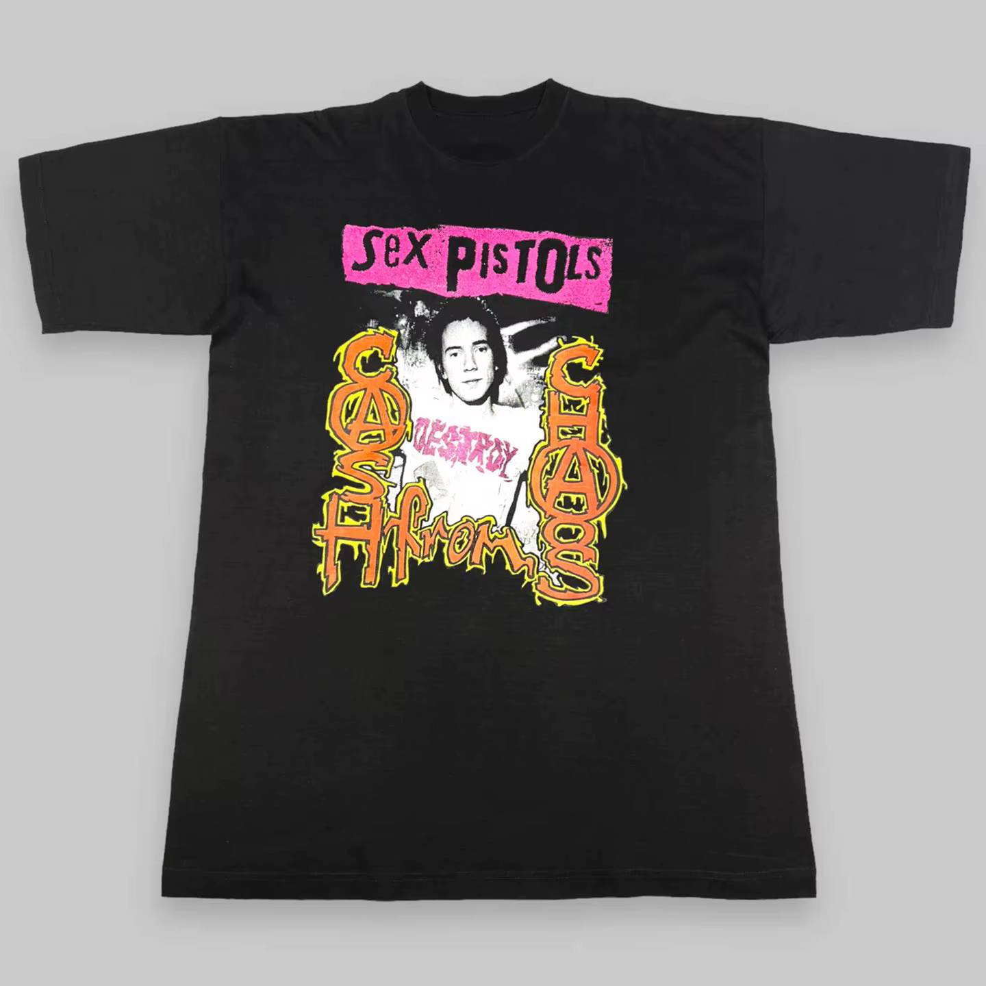 T-shirt décontracté Sex Pistols Punk Rock pour hommes et femmes