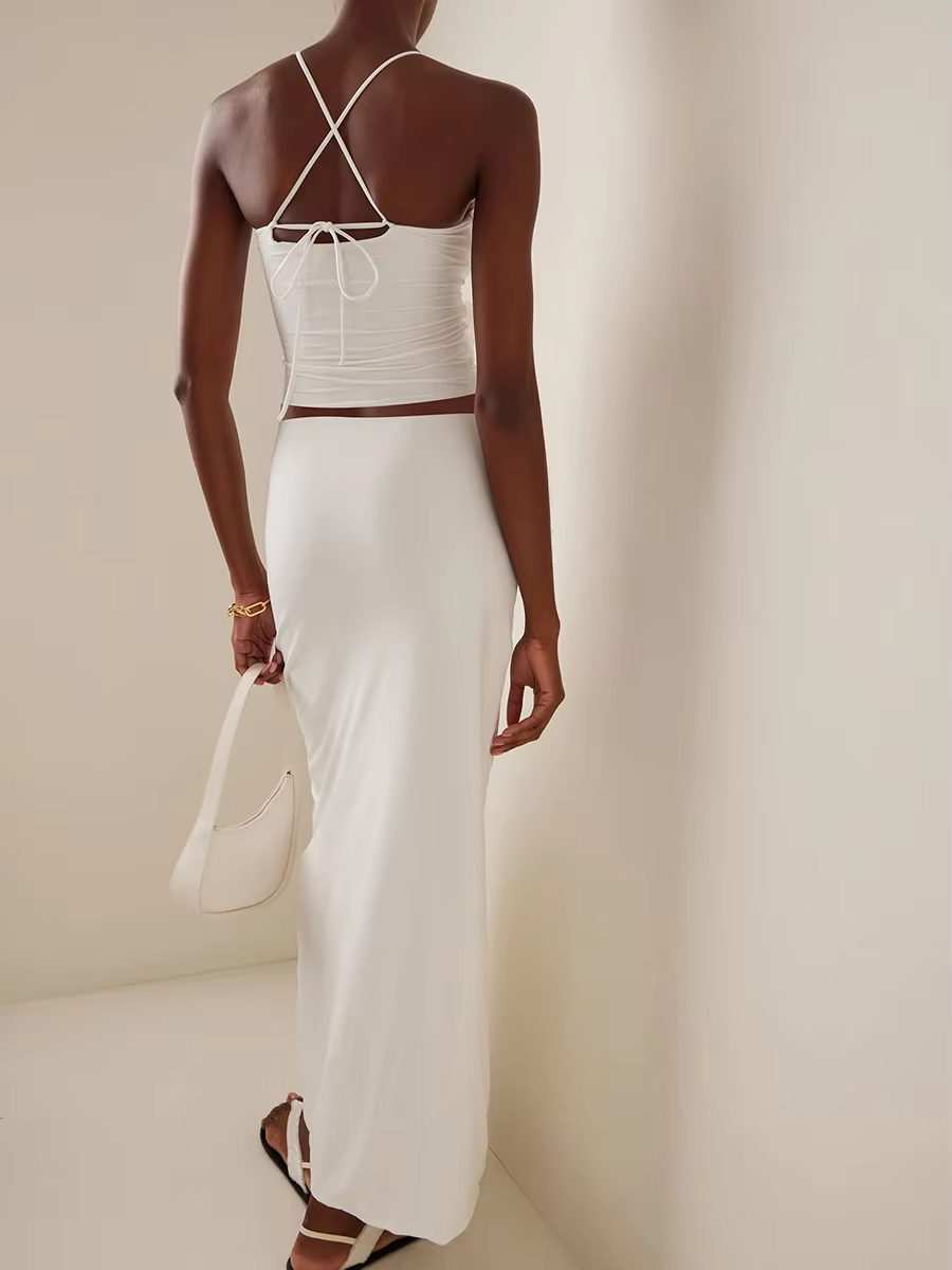Haut court à bretelles florales 3D pour femmes, sans manches, moulant, découpé, col licou, Camisole Y2k, Bustier ajusté, Corset