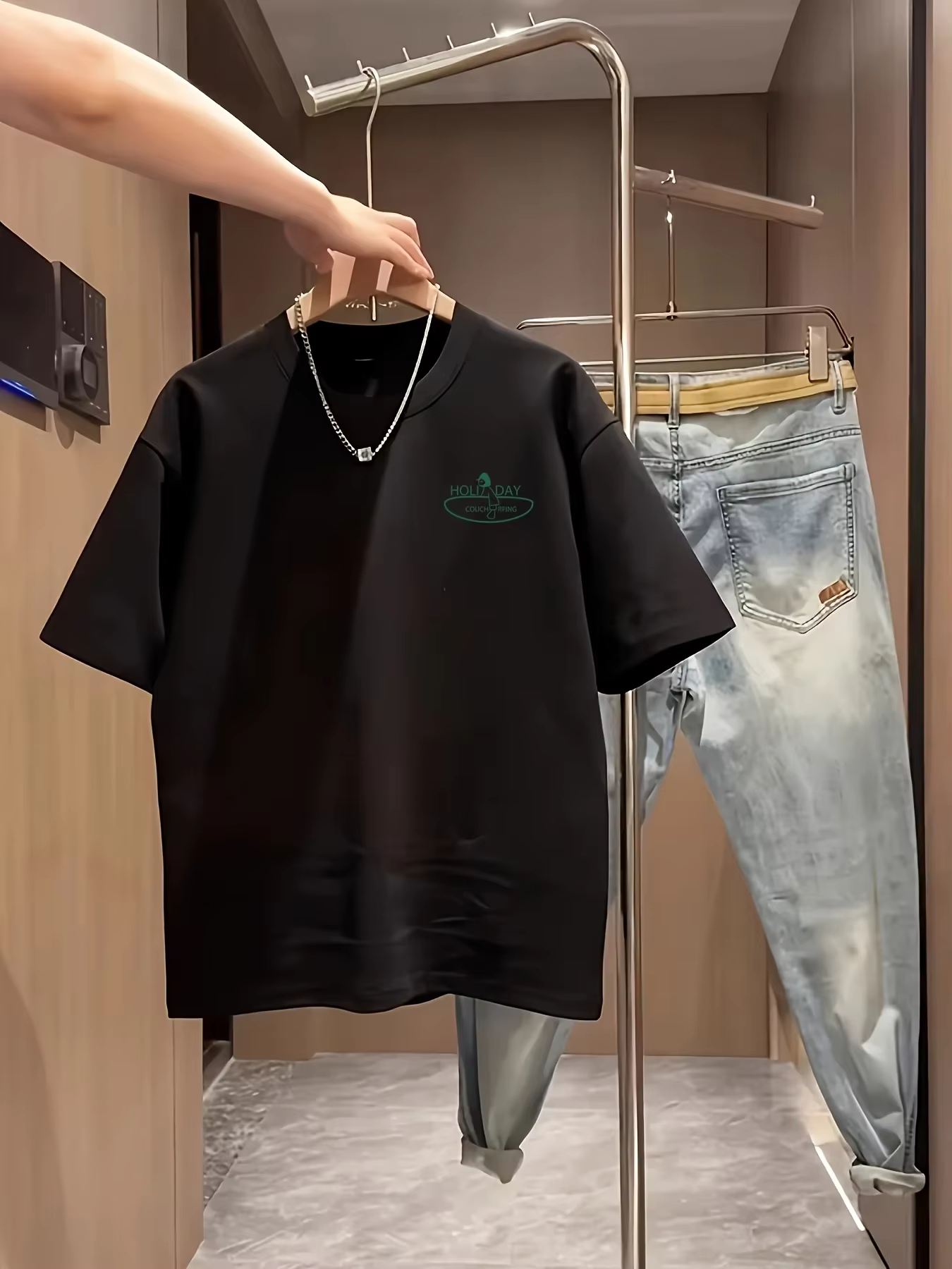 T-shirt pour homme, 100% coton