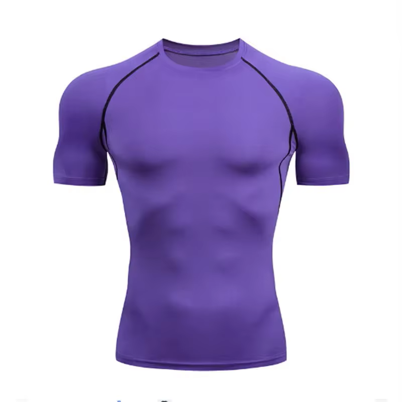 T-shirt de compression sportif pour homme 2026