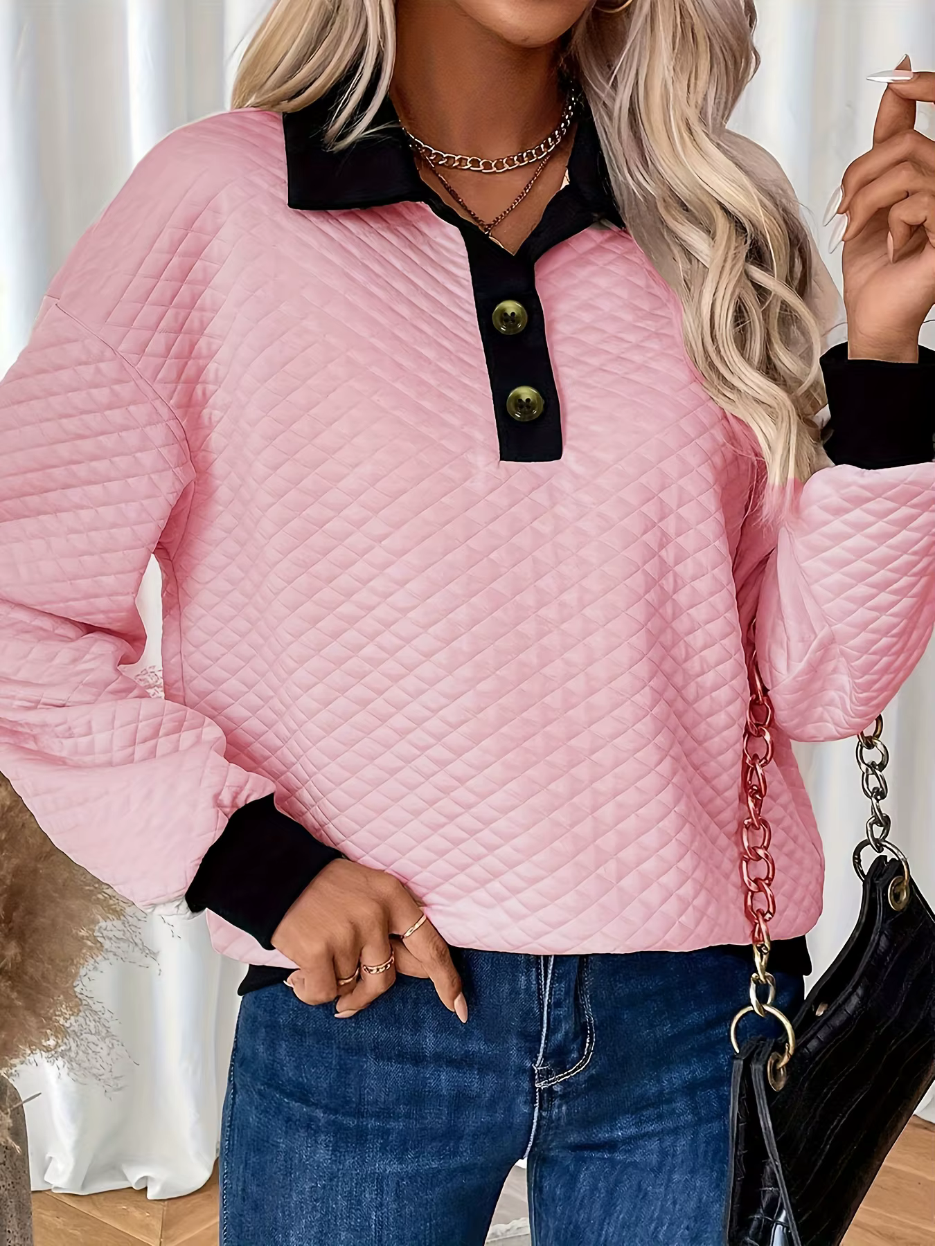 Haut de printemps chic et élégant pour femmes, grande taille, adapté au haut décontracté à la mode pour femmes
