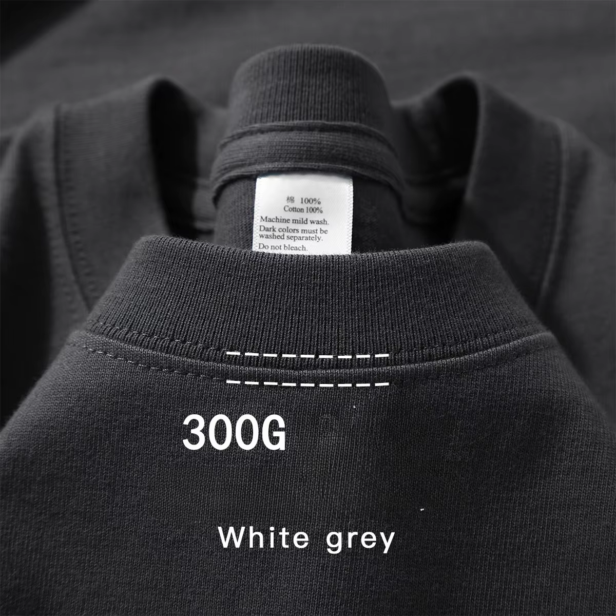 T-shirt à manches courtes en coton épais