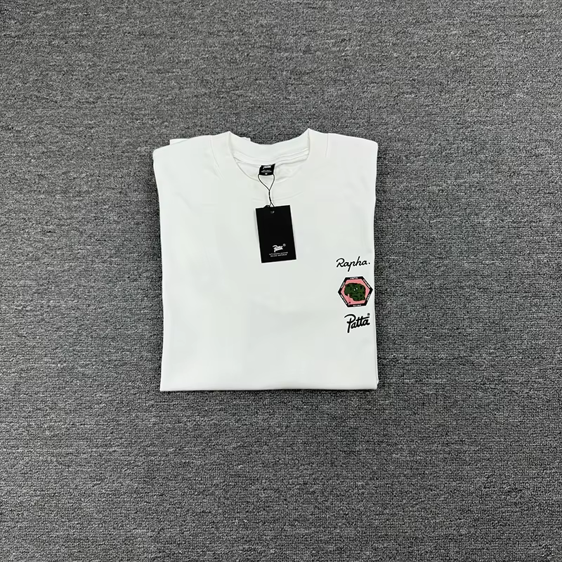 Nouveauté T-shirt Patta Style Streetwear Américain avec Imprimé Palmiers et Étoiles Hauts à Manches Courtes pour Homme