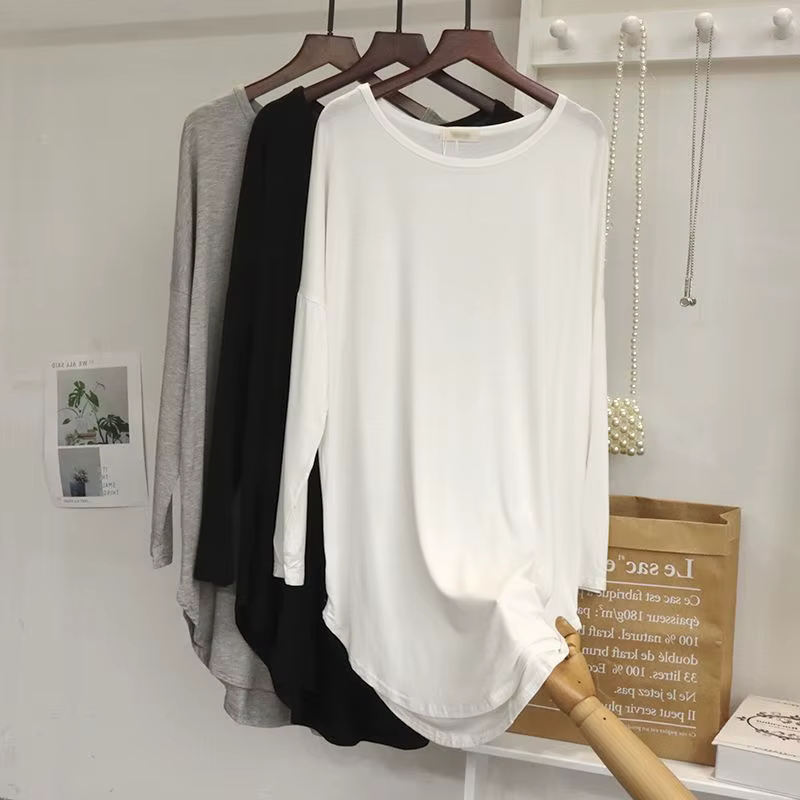 T-shirt modal à manches courtes pour femme