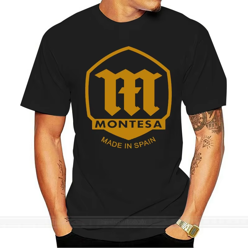 Montesa Espana moto T-Shirt haute qualité coton