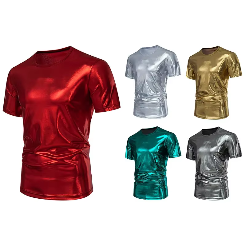 T-Shirt à manches courtes et col rond pour hommes
