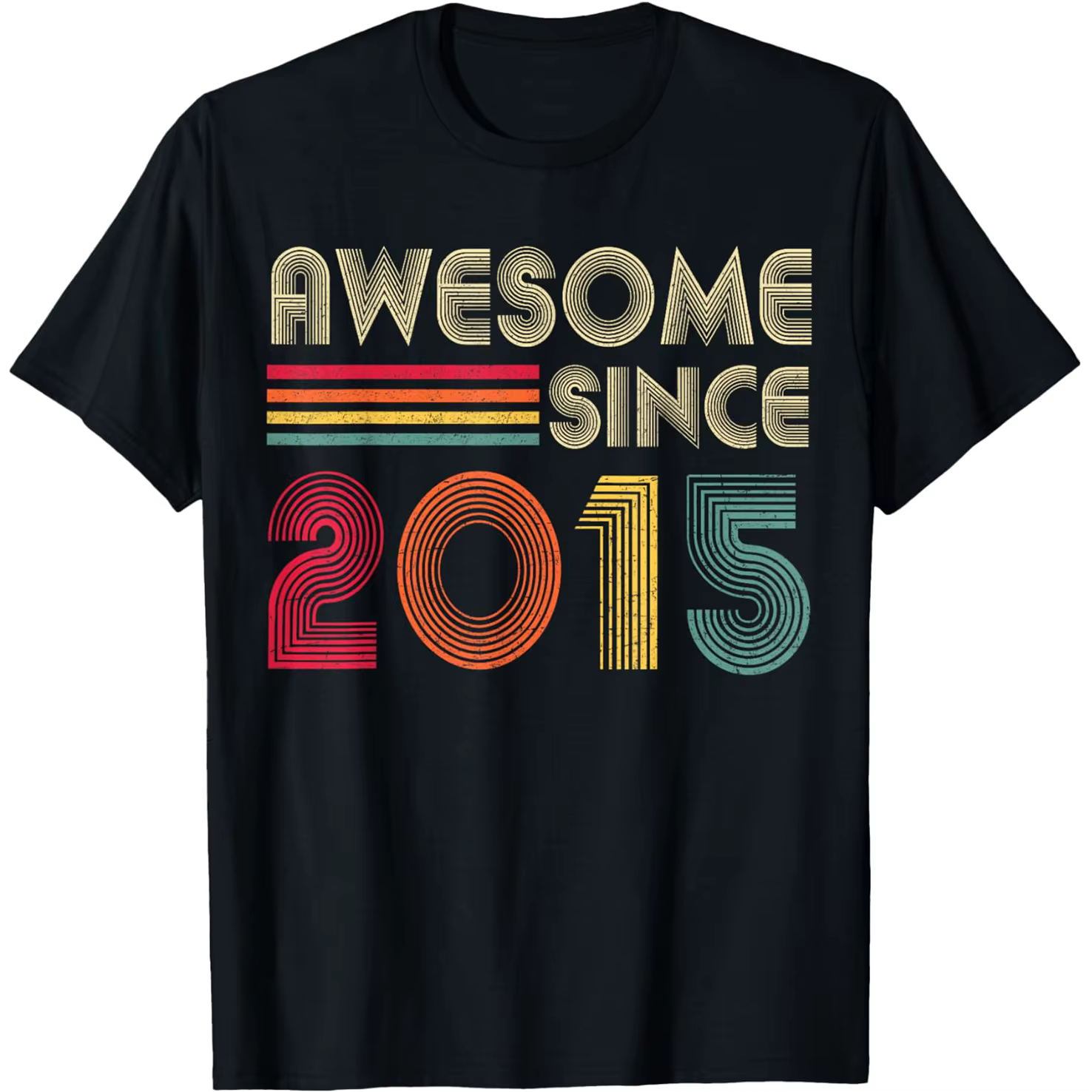 11e anniversaire 11 ans fille garçon 2015 t-shirts hommes pur coton Humor Streetwear t-shirt à manches courtes unisexe vêtements amples
