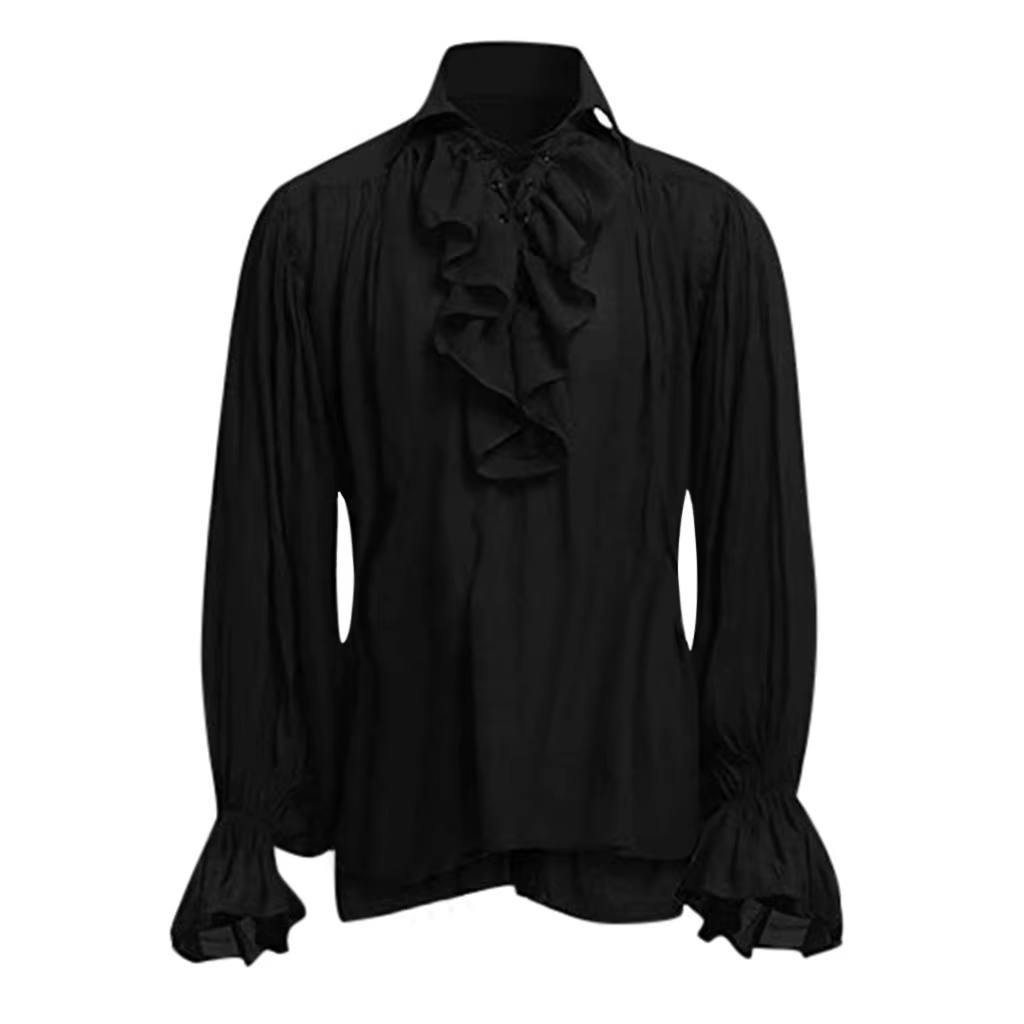 Chemise à manches longues Steampunk pour hommes