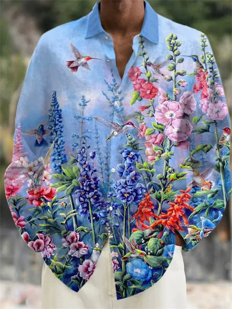 Chemise en lin pour hommes