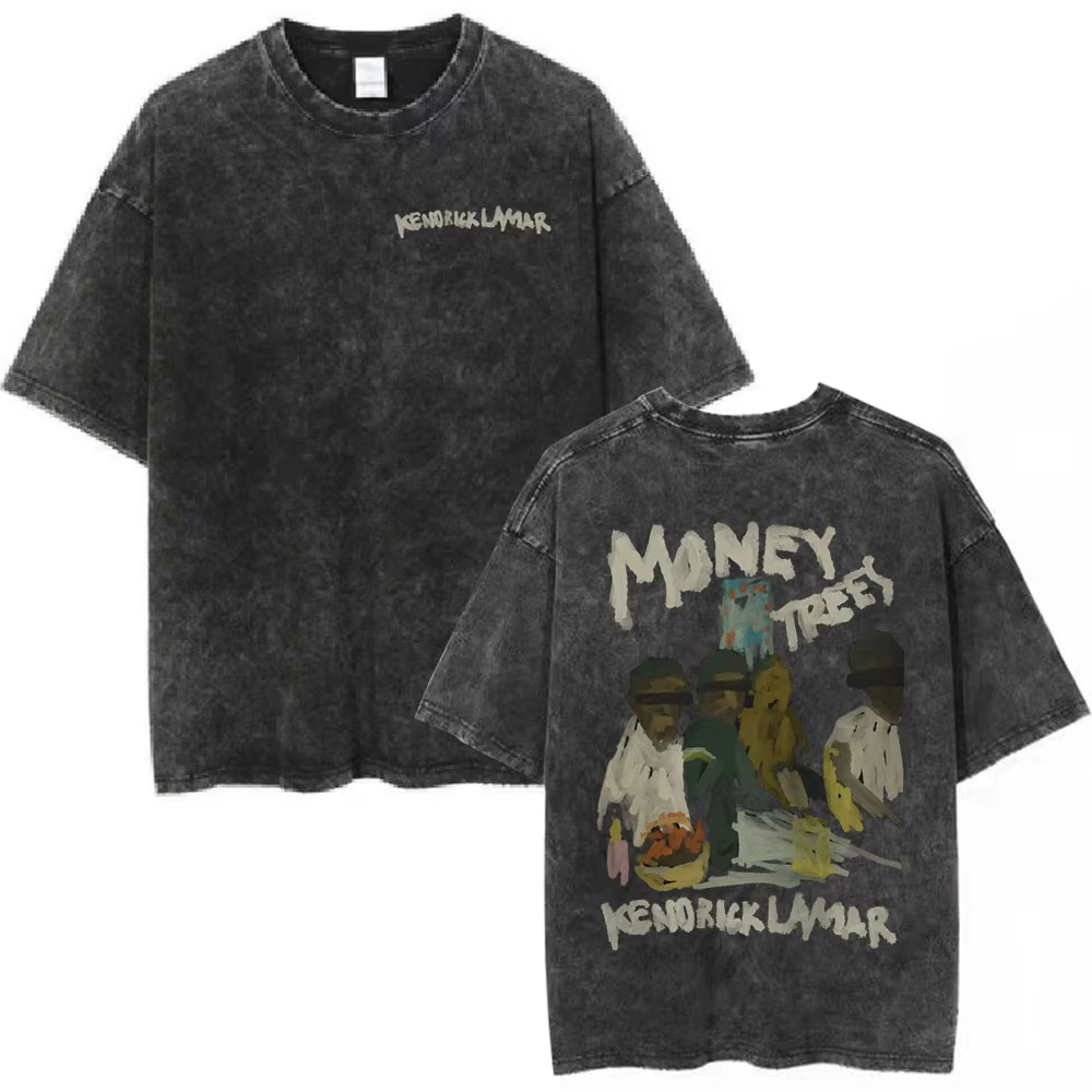Rappeur Kendrick Lamar t-shirt Mr Morale & The Big Steppers Vintage lavé T-shirts hommes femmes vêtements mode Hip Hop