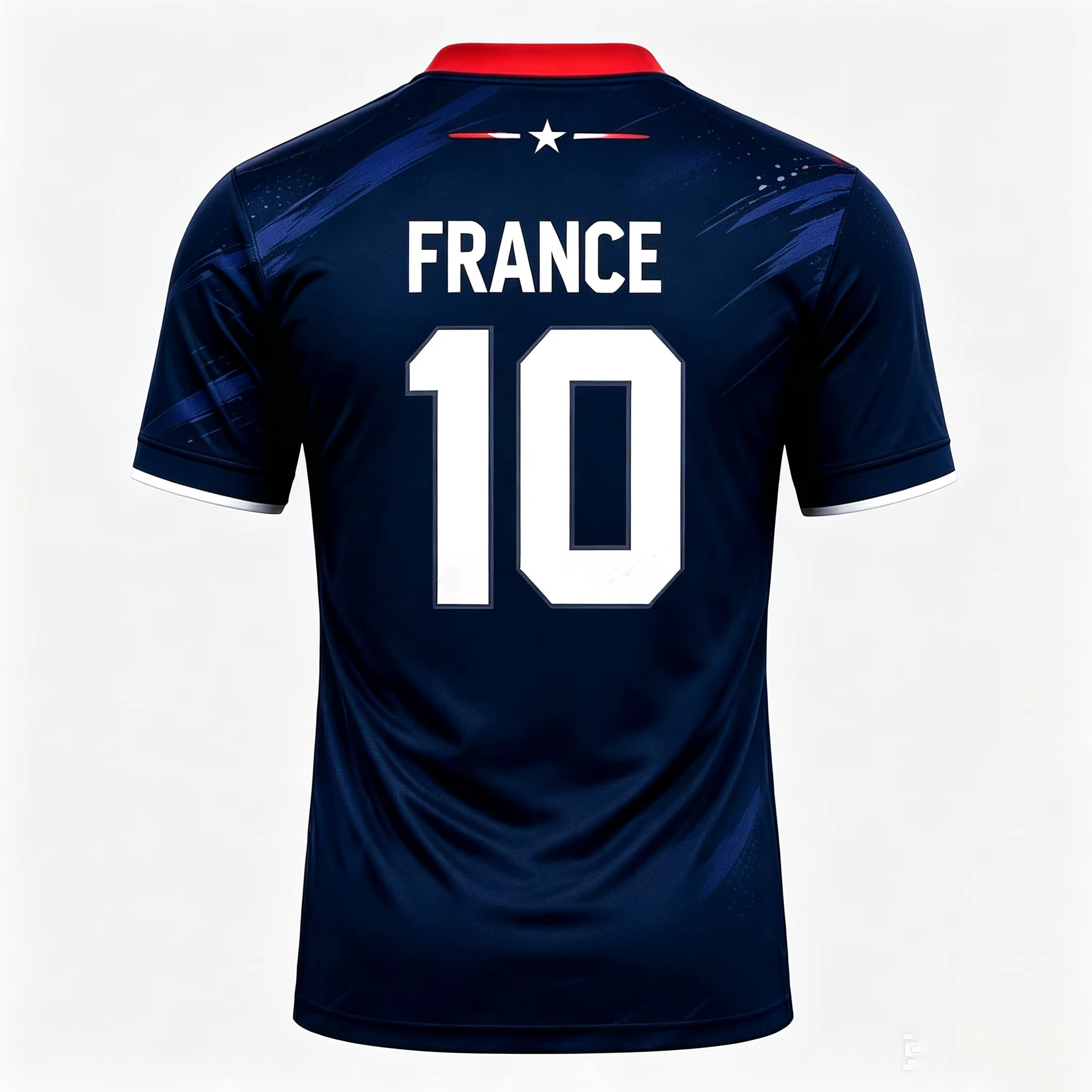 Maillot de football France pour hommes et femmes avec imprimé drapeau