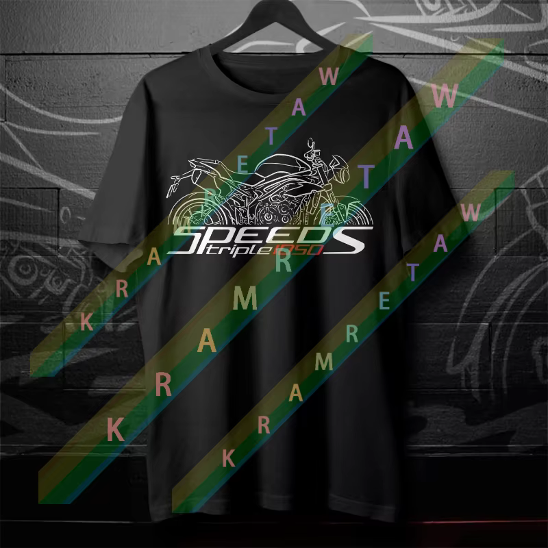 2025 été Triumphs hommes T-shirt décontracté vitesse Triple 1050 S R RS moto