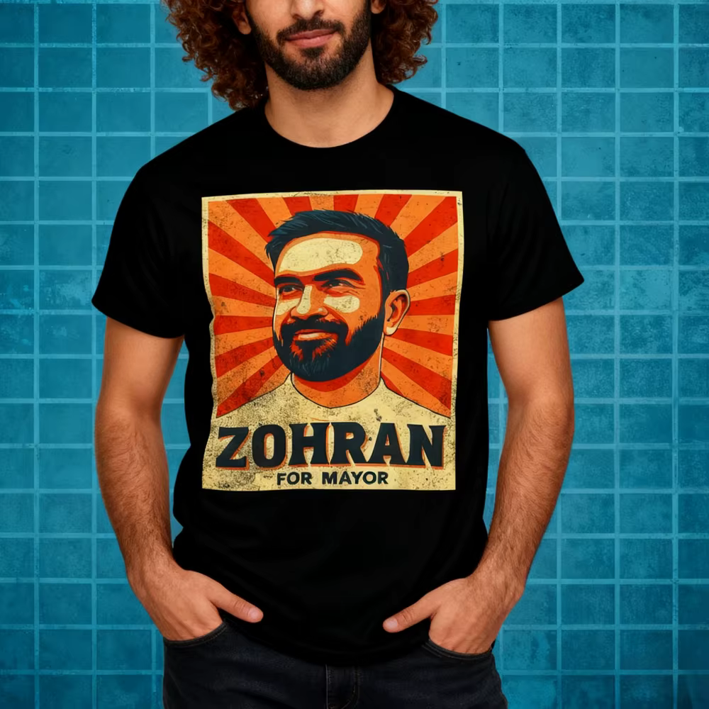 Zohran Mamdani pour Mayor Merch Chemise Imprimée