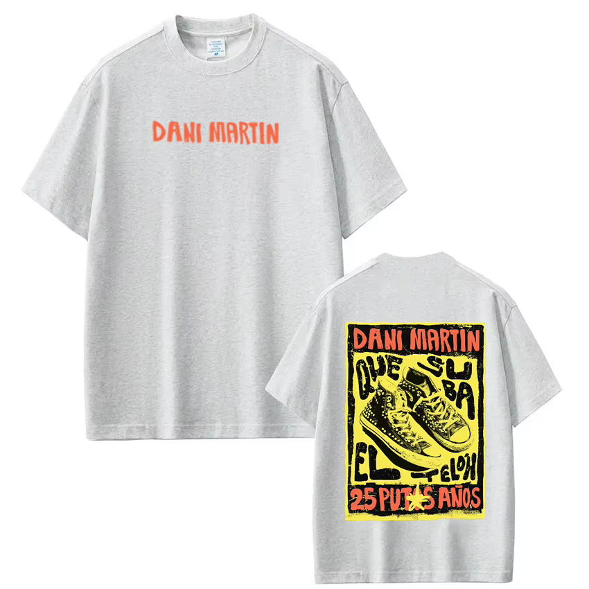 T-shirt graphique Singer Dani Martín 2026 Tour pour hommes et femmes