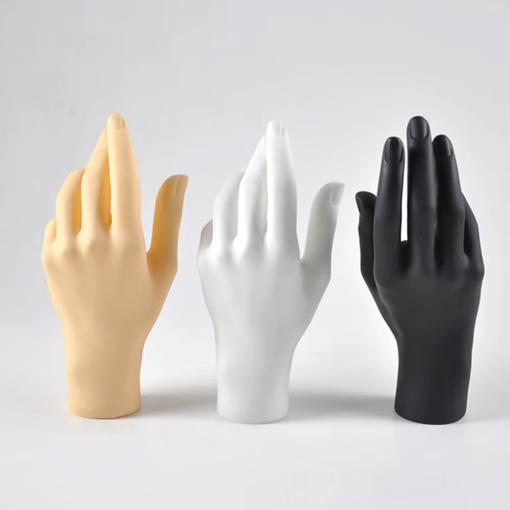 Modèle de main de mannequin féminin pour la décoration de la maison
