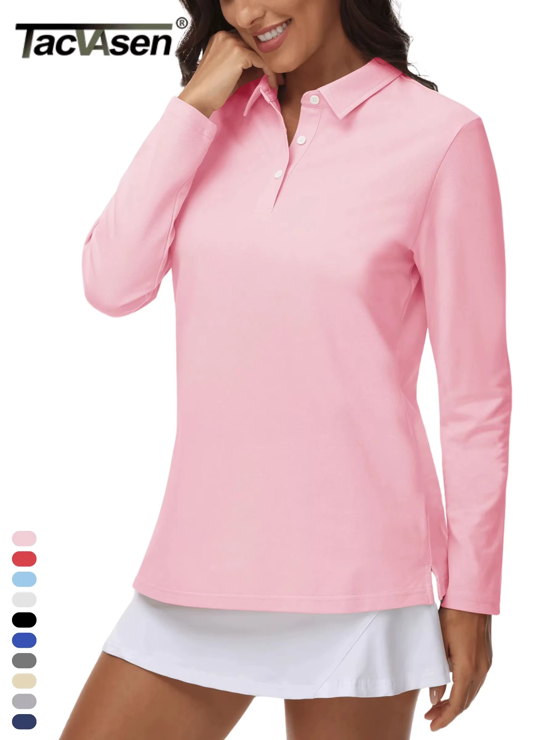 Polos à manches longues pour femmes