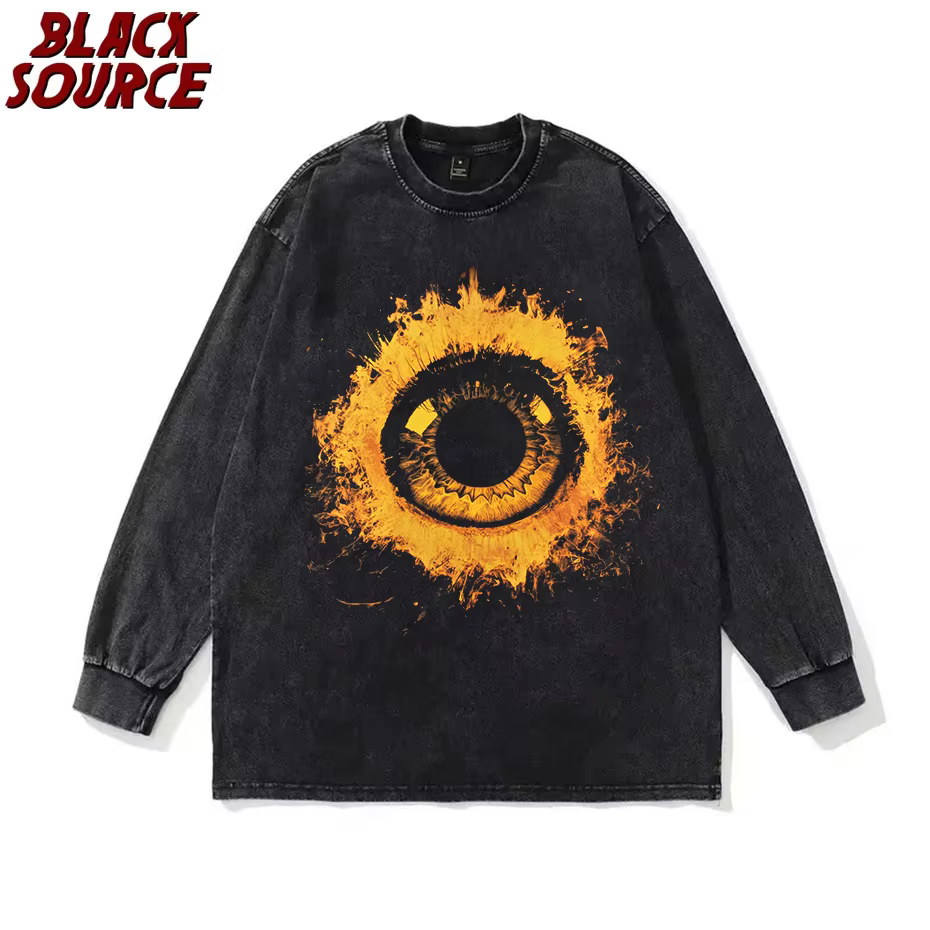 T-Shirt Streetwear montre-moi Burn Eye graphique