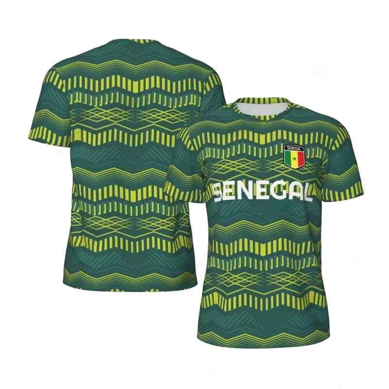 Maillot de football à manches courtes pour hommes