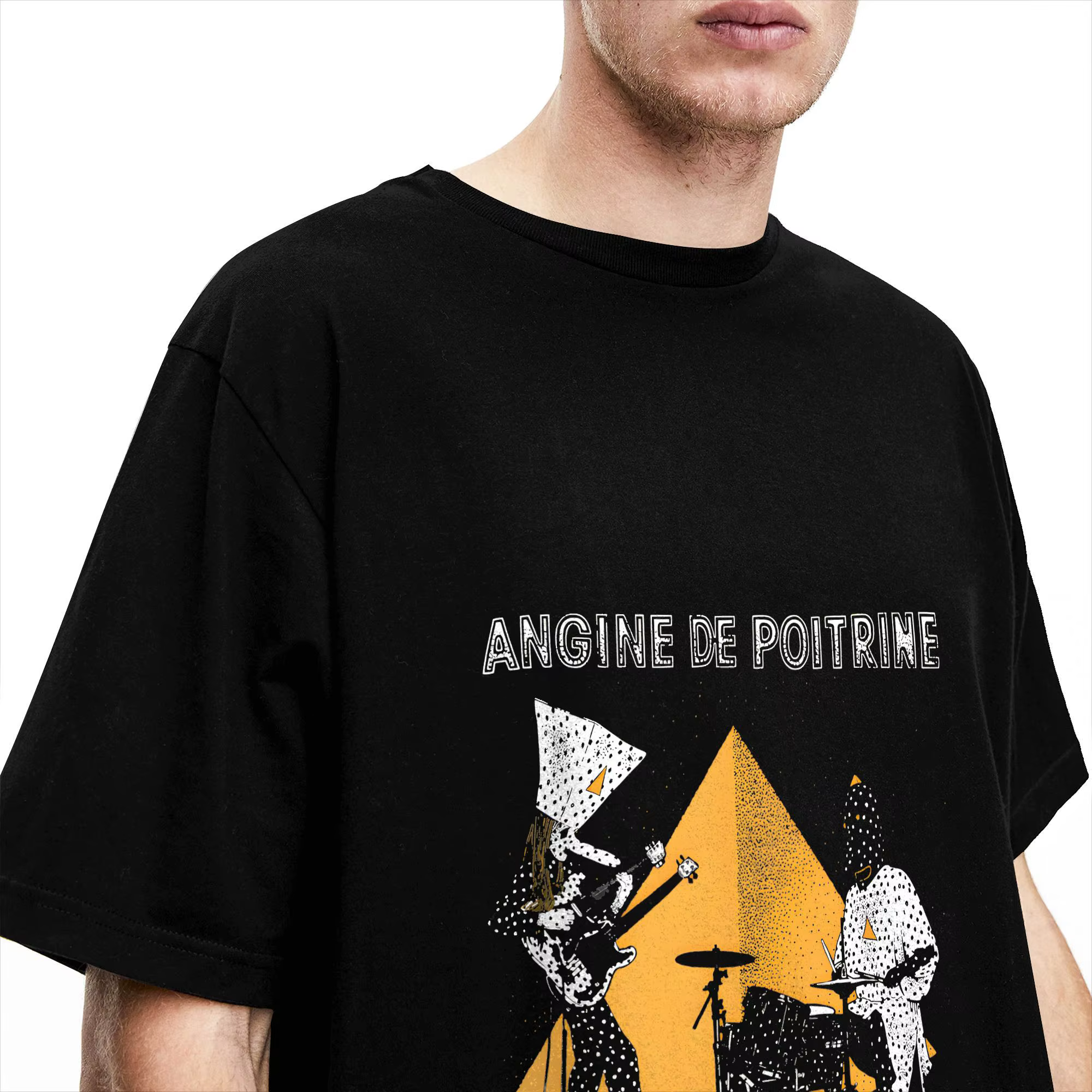 T-Shirt Angine de poitrine amusant pour hommes