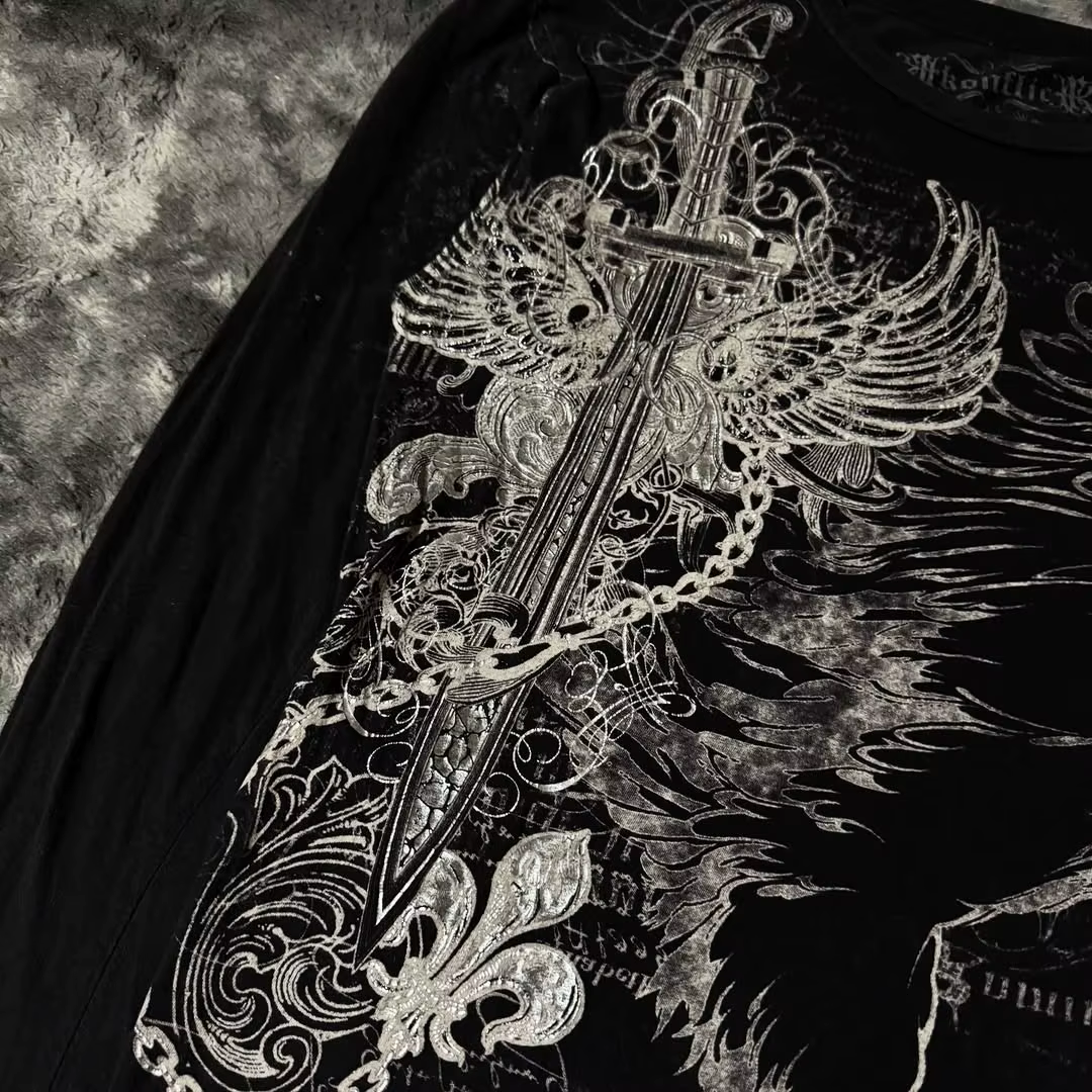 Sweat-shirt gothique noir pour hommes