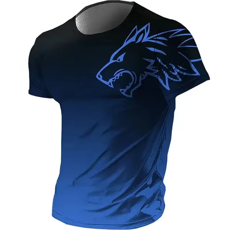 T-shirts pour hommes fitness vêtements de sport 2024 été Vintage