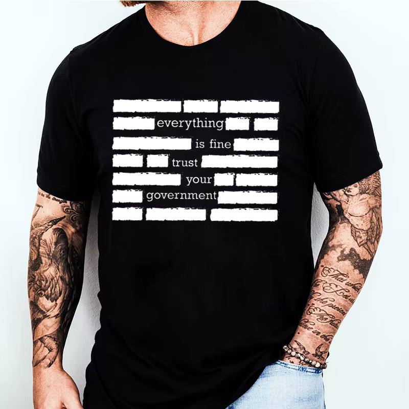 T-shirt pour Homme Mode Estivale « Tout va bien