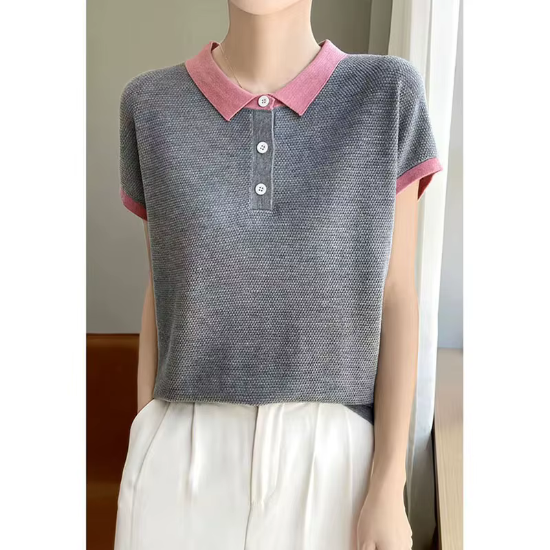 T-shirt femme 2025 été mode réduction de l'âge dame