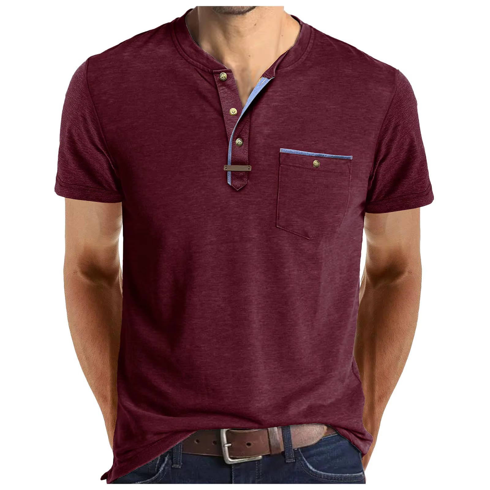 T-Shirt à Manches Courtes pour Homme