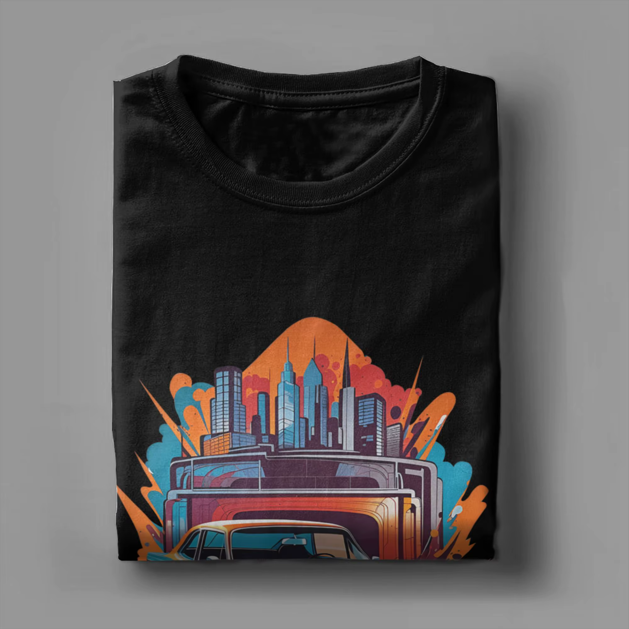 T-shirt pour hommes, voitures classiques