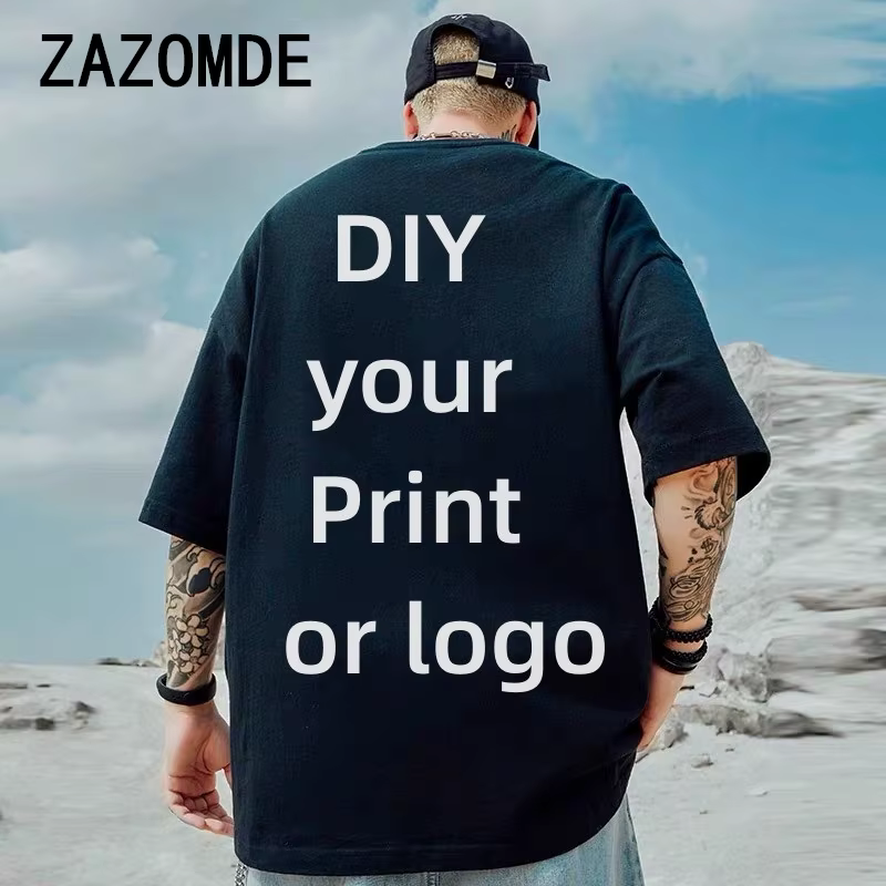 T-shirt personnalisé 100% coton pour hommes et femmes