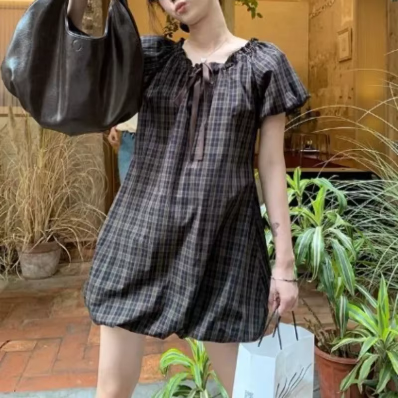 Robes à carreaux pour femmes