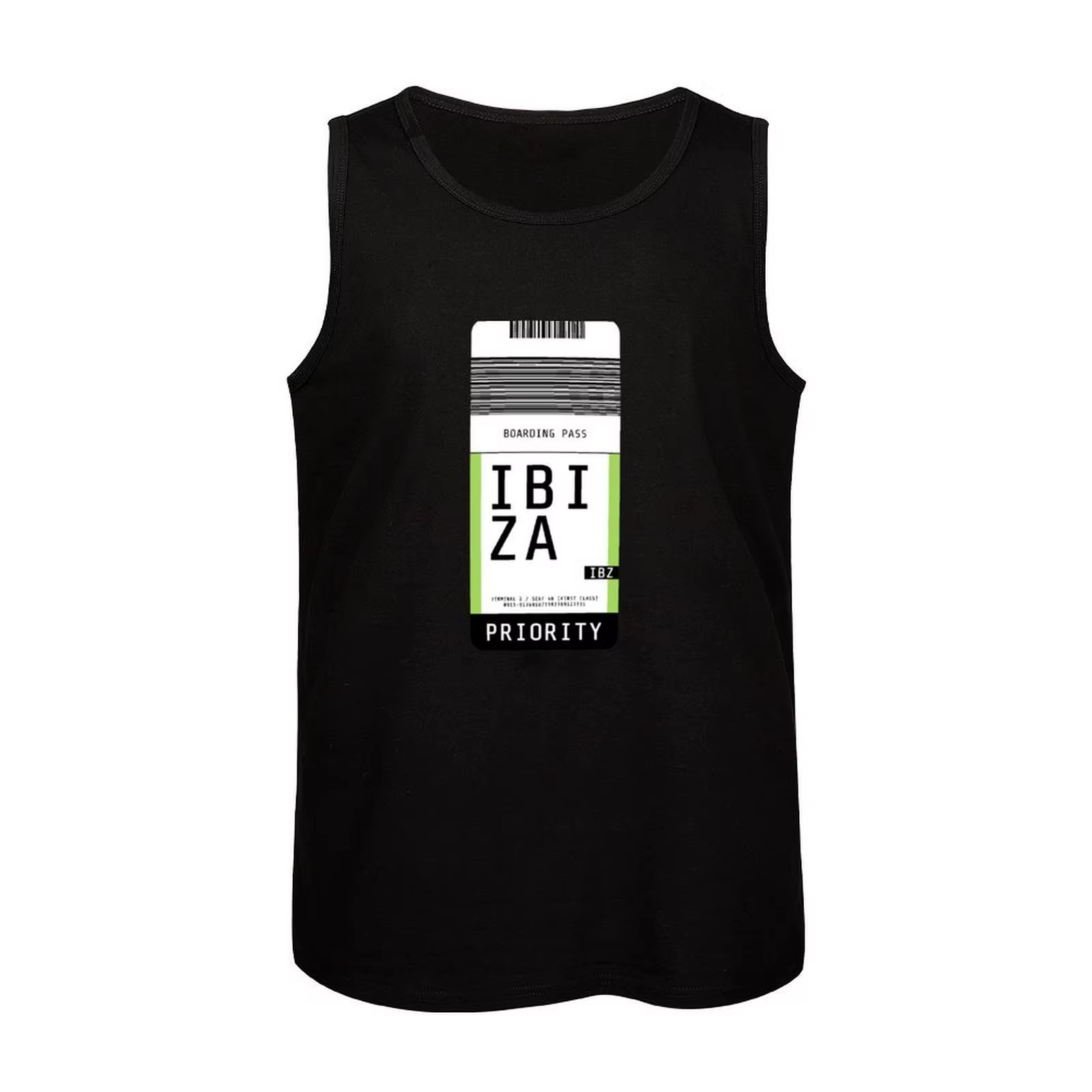 Ibiza Boarding Pass IBZ Tank Top