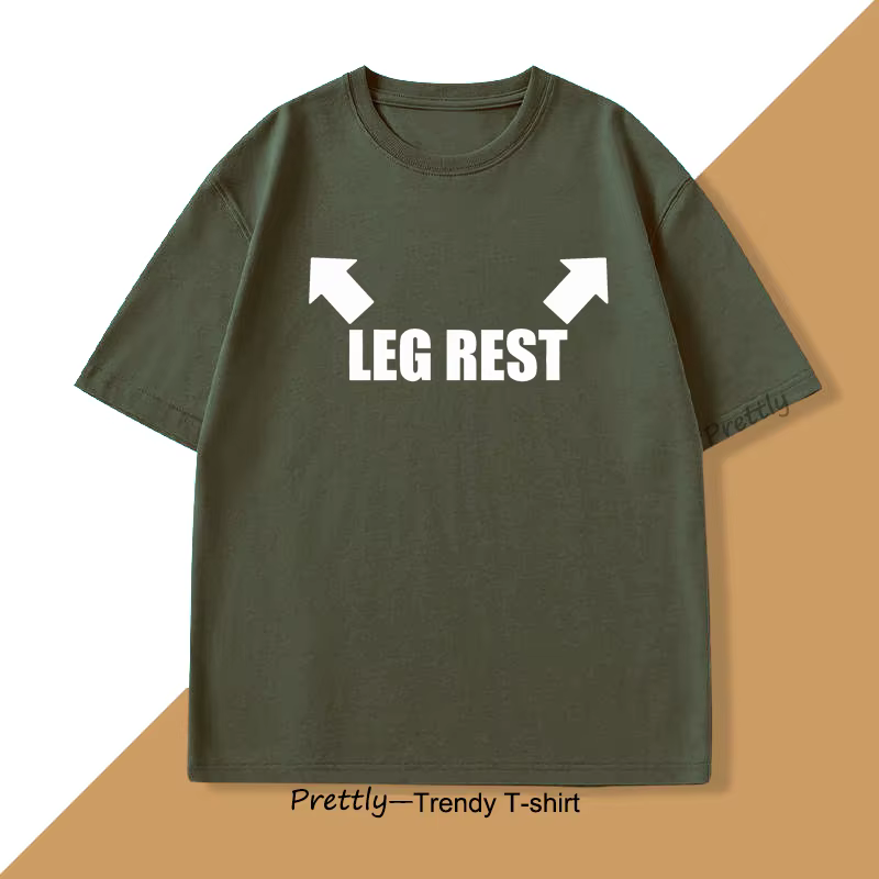 Repose-jambes blague T-Shirt hommes femmes drôle Meme