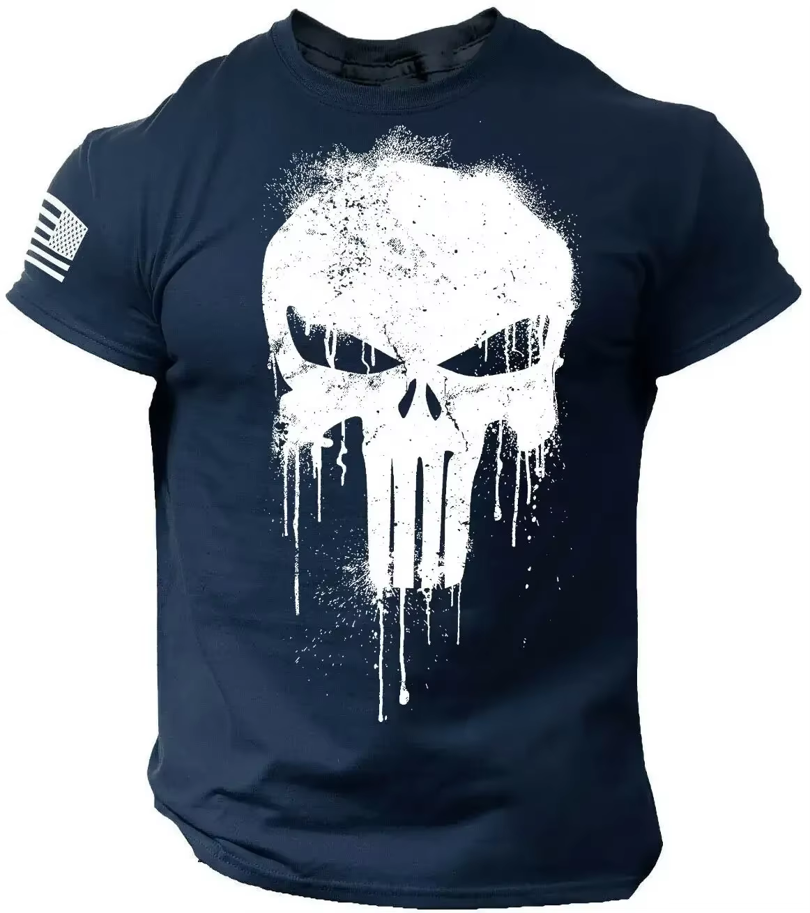 T-shirt pour homme, imprimé 3D patriotique