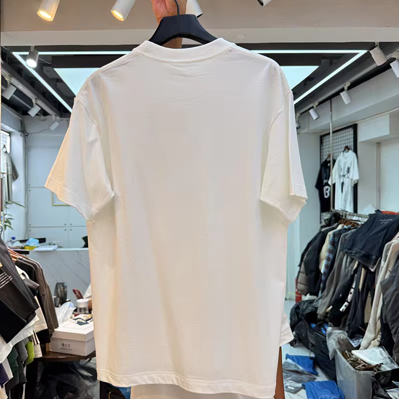 High Street chemise créative impression T-shirt hommes femmes de haute qualité 2025 Style d'été
