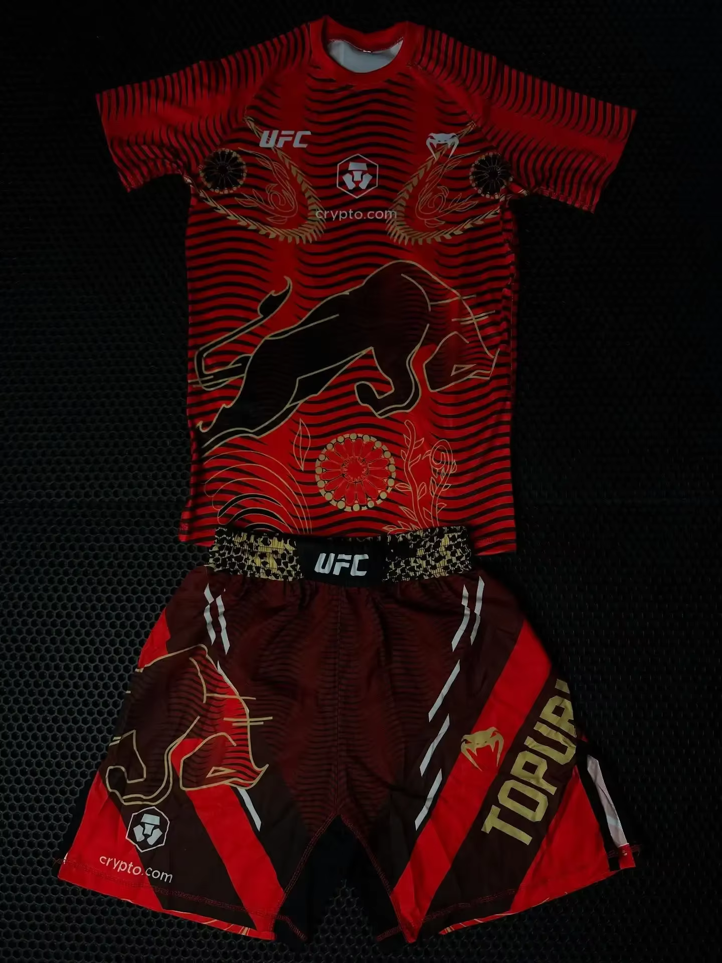 Ensemble de t-shirts de combat UFC pour hommes