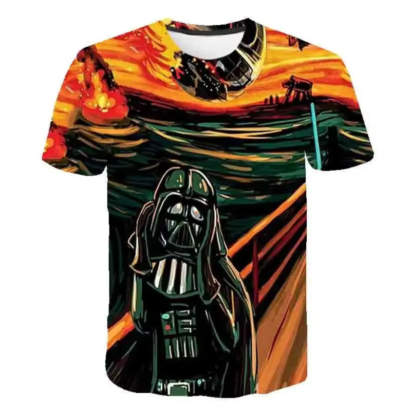 T-shirt imprimé 3D Star Wars pour homme