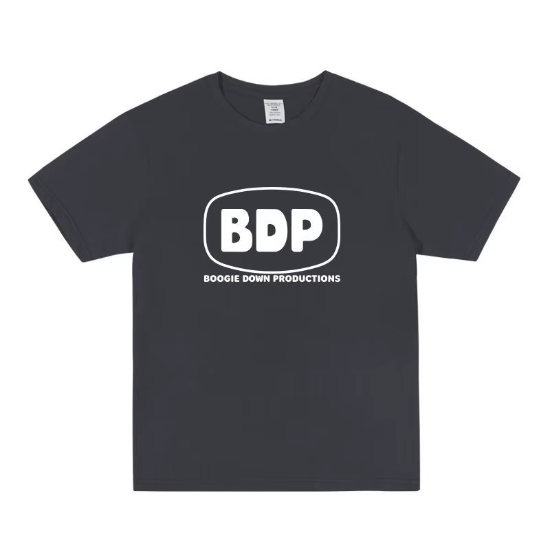 T-shirt à imprimé lettres de la marque BDP pour hommes et femmes