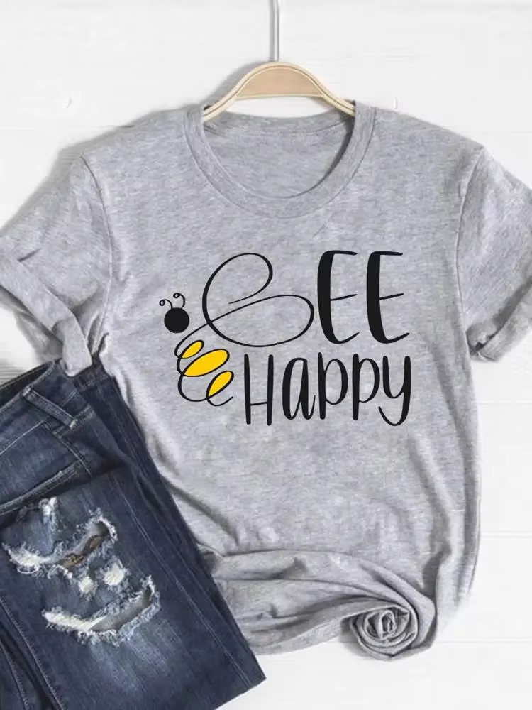 T-shirt imprimé abeille tendance