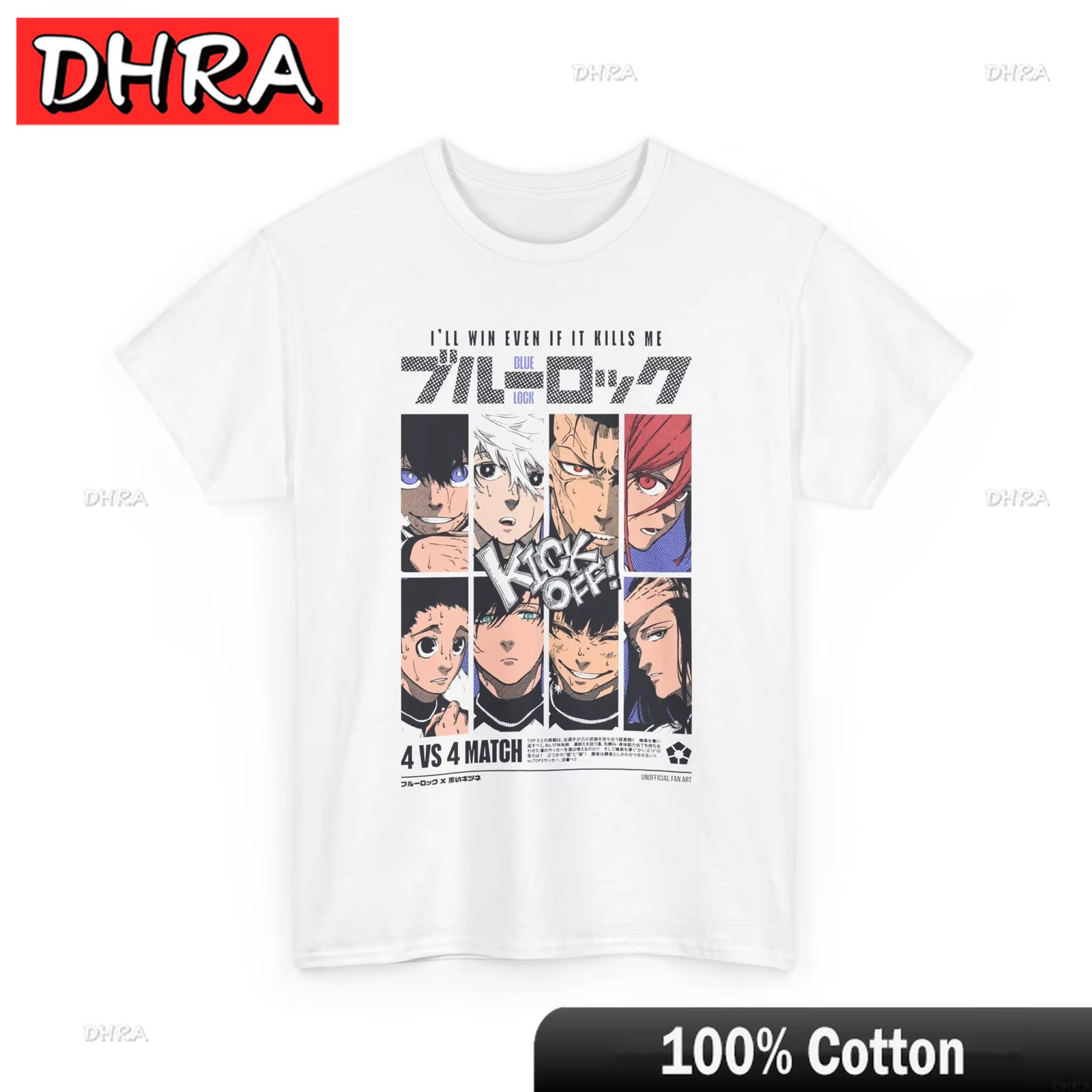 T-shirt Blue Lock Isagi Yoichi Bachira Nagi Rin Itoshi Anime en coton, t-shirt graphique manga, manches courtes, pour hommes et femmes, hauts d'été