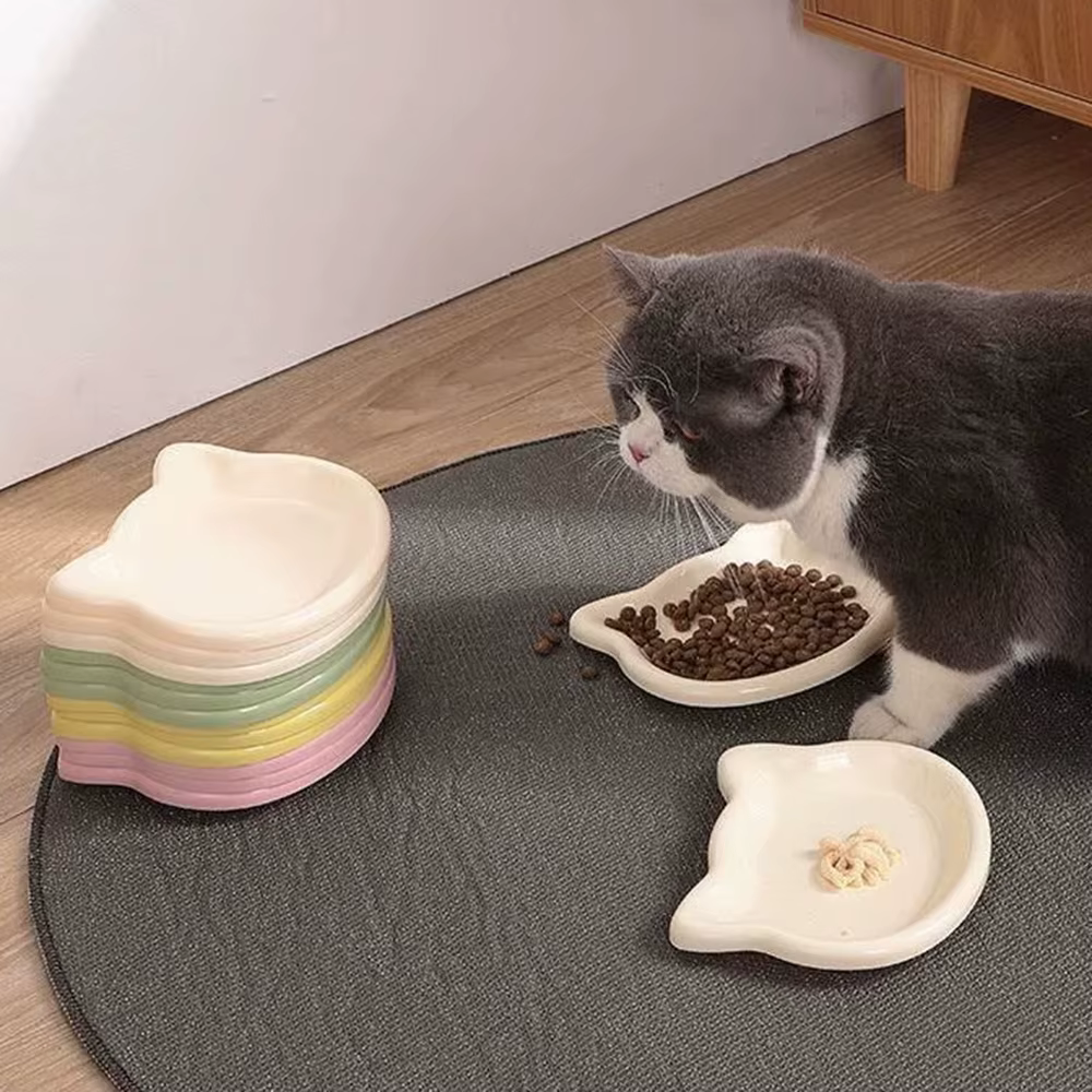Bols pour animaux de compagnie en forme de chat