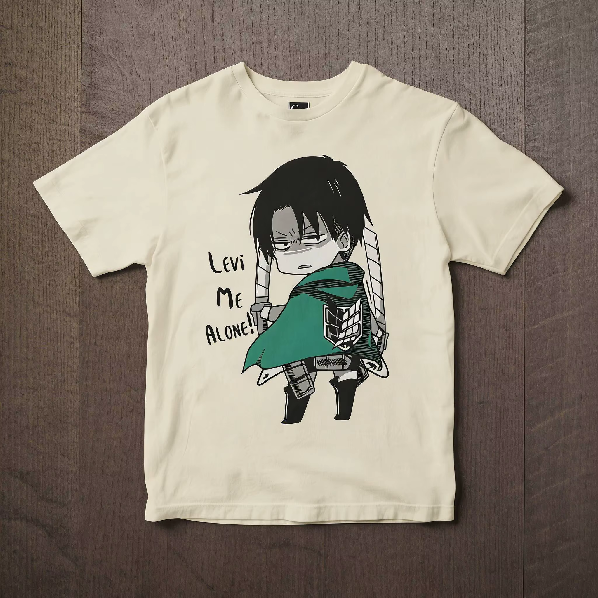 T-shirt Levi L'Attaque des Titans pour homme